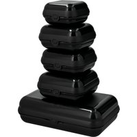 SILVERCREST® Brotdosen-Set, 5-teilig (Schwarz)