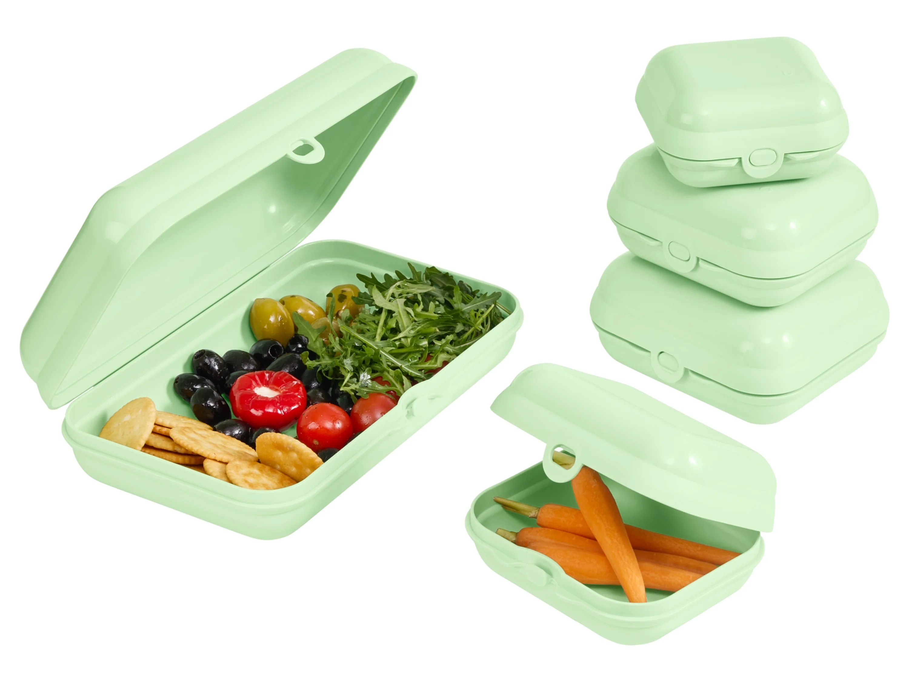 SILVERCREST® Brotdosen-Set, 5-teilig (Mint) – Bild 2 von 4