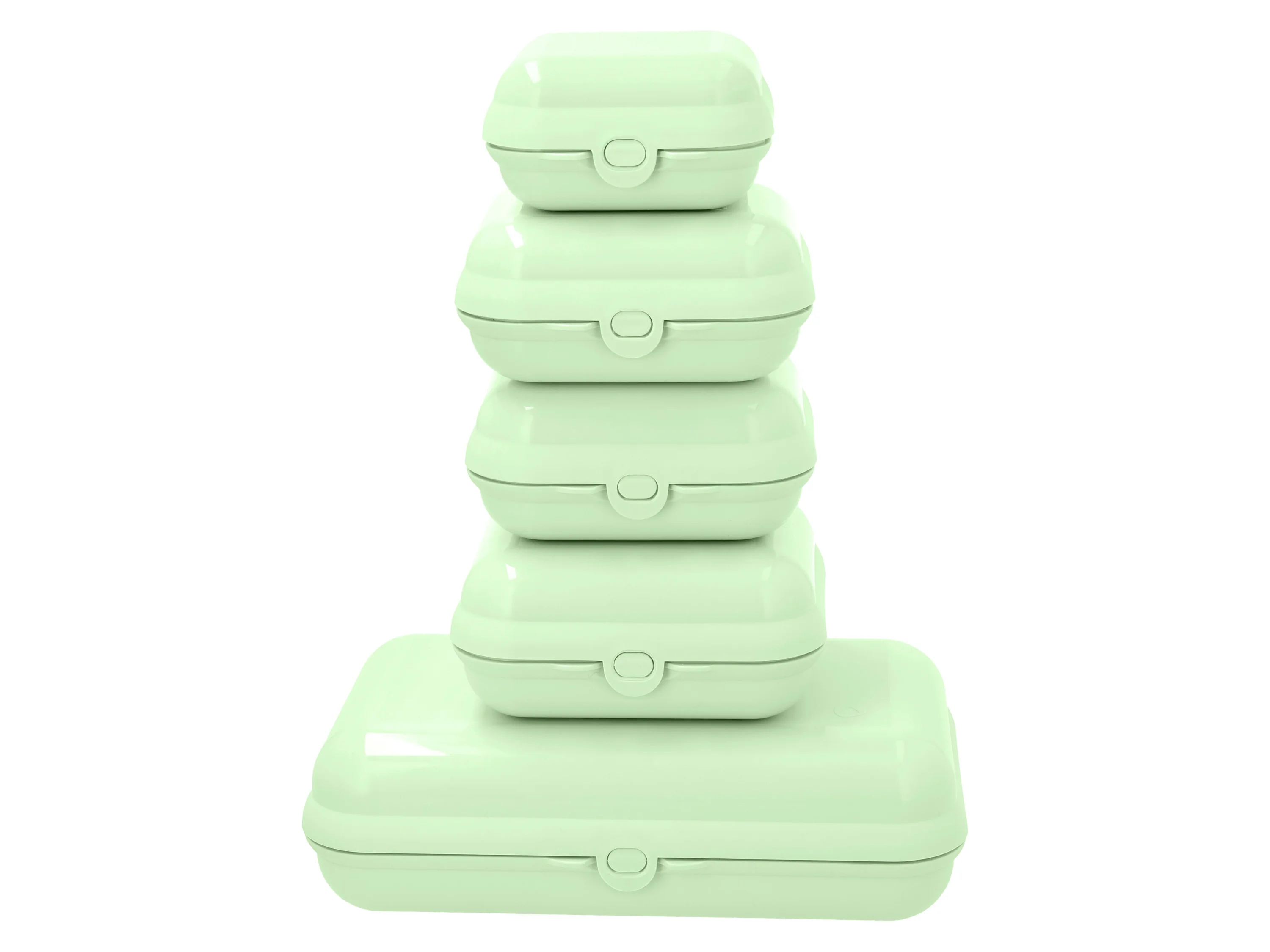 SILVERCREST® Brotdosen-Set, 5-teilig (Mint) – Bild 3 von 4