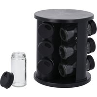 SILVERCREST® Drehbares Gewürzregal, inkl. 9 Glasbehältern