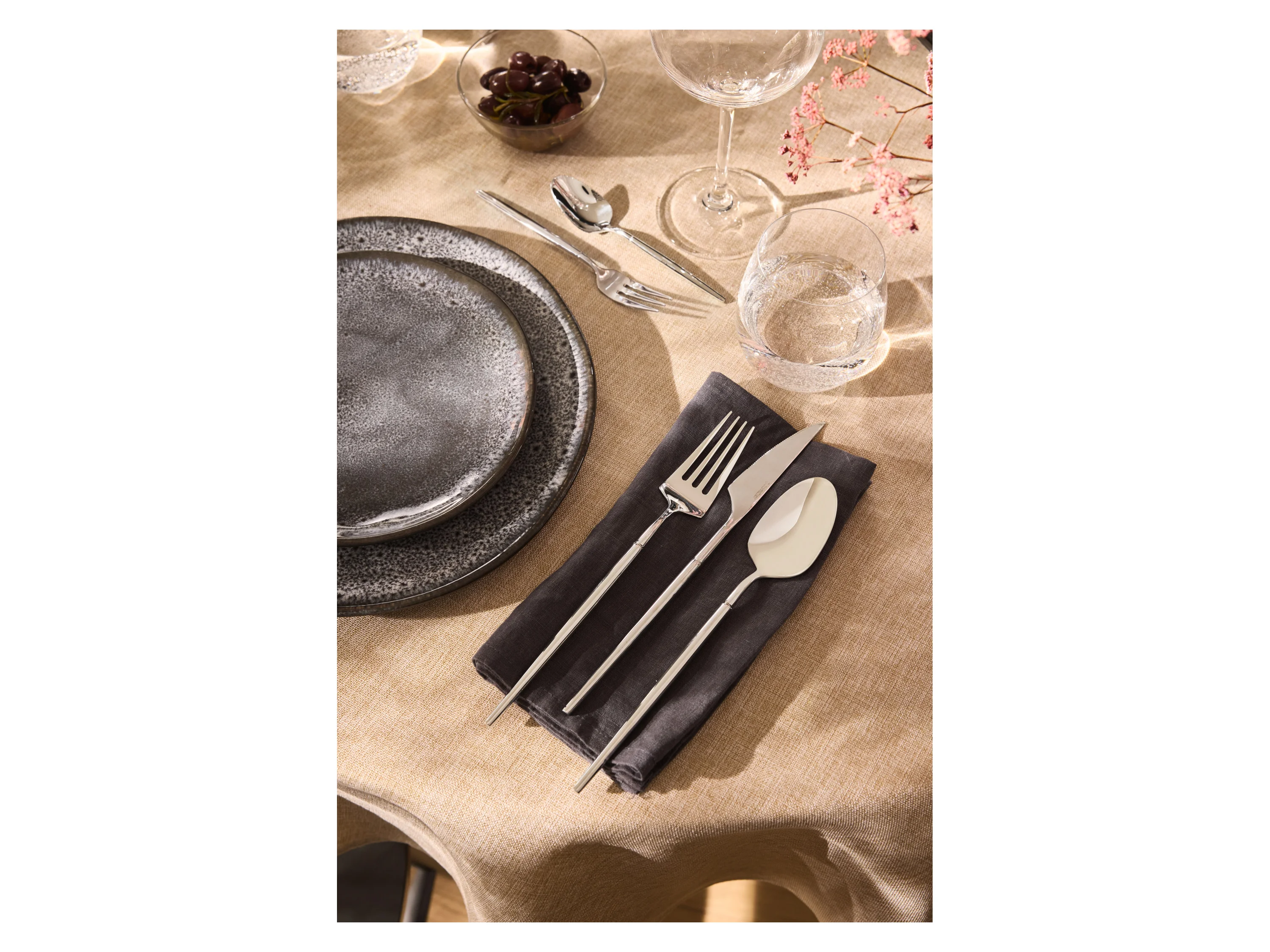 SILVERCREST® Edelstahl-Besteck-Set, 20-teilig – Bild 4 von 4