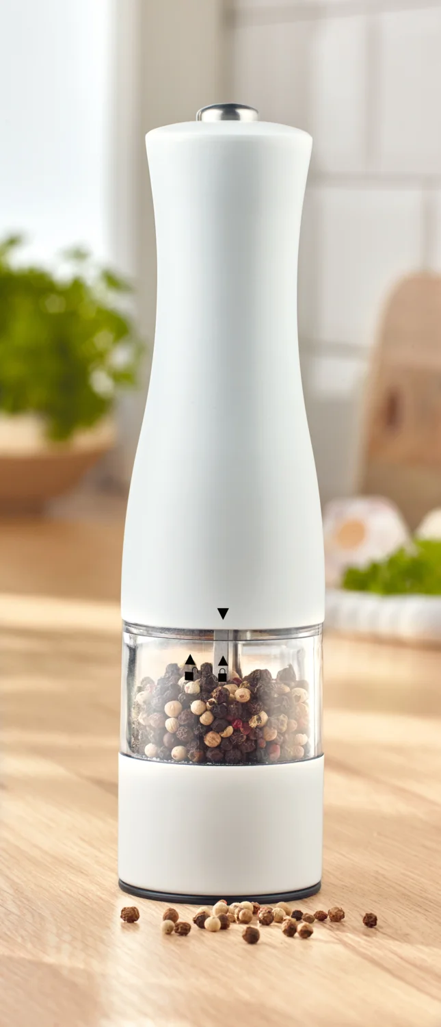 SILVERCREST® Elektrische Salz- oder Pfeffermühle »SME 6 A1« (Weiß) – Bild 3 von 4