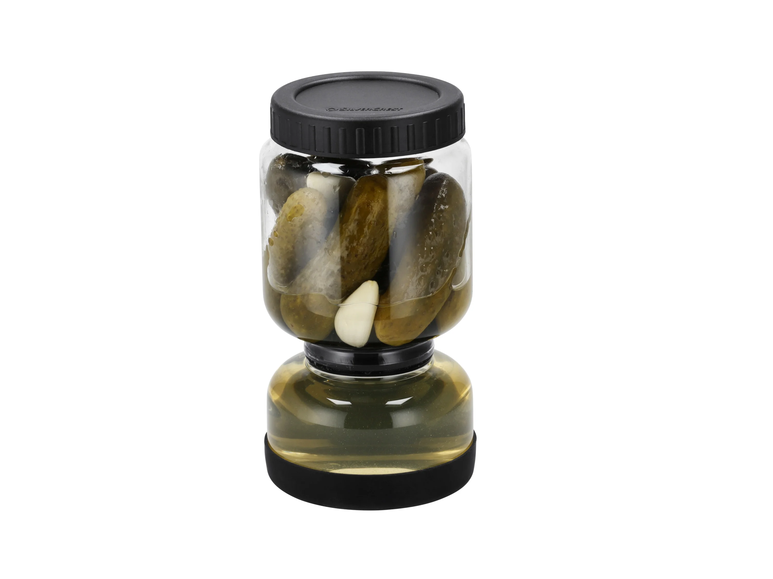 SILVERCREST® Flip-Einmachglas / Fermentationsgläser / Glasgewichte (Gurkenglas zum umdrehen 1L) – Bild 3 von 4