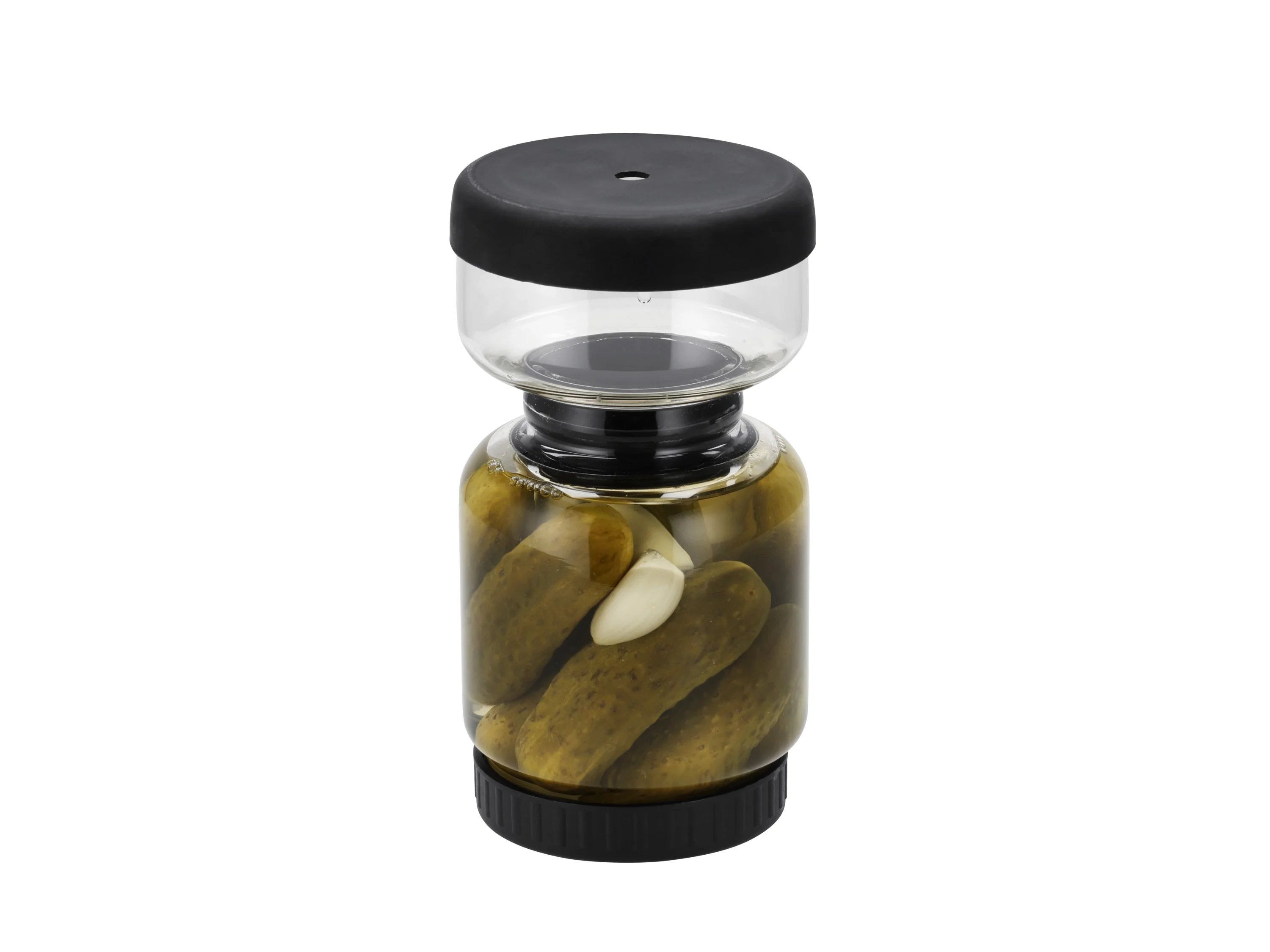 SILVERCREST® Flip-Einmachglas / Fermentationsgläser / Glasgewichte (Gurkenglas zum umdrehen 1L) – Bild 4 von 4