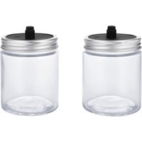 SILVERCREST® Flip-Einmachglas / Fermentationsgläser / Glasgewichte (Fermentationsglas 0,5L 2er Set)