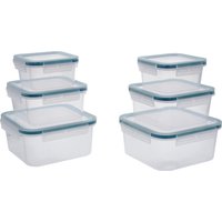 SILVERCREST® Frischhaltedosen-Set, 6 Stück (Quadratisch)