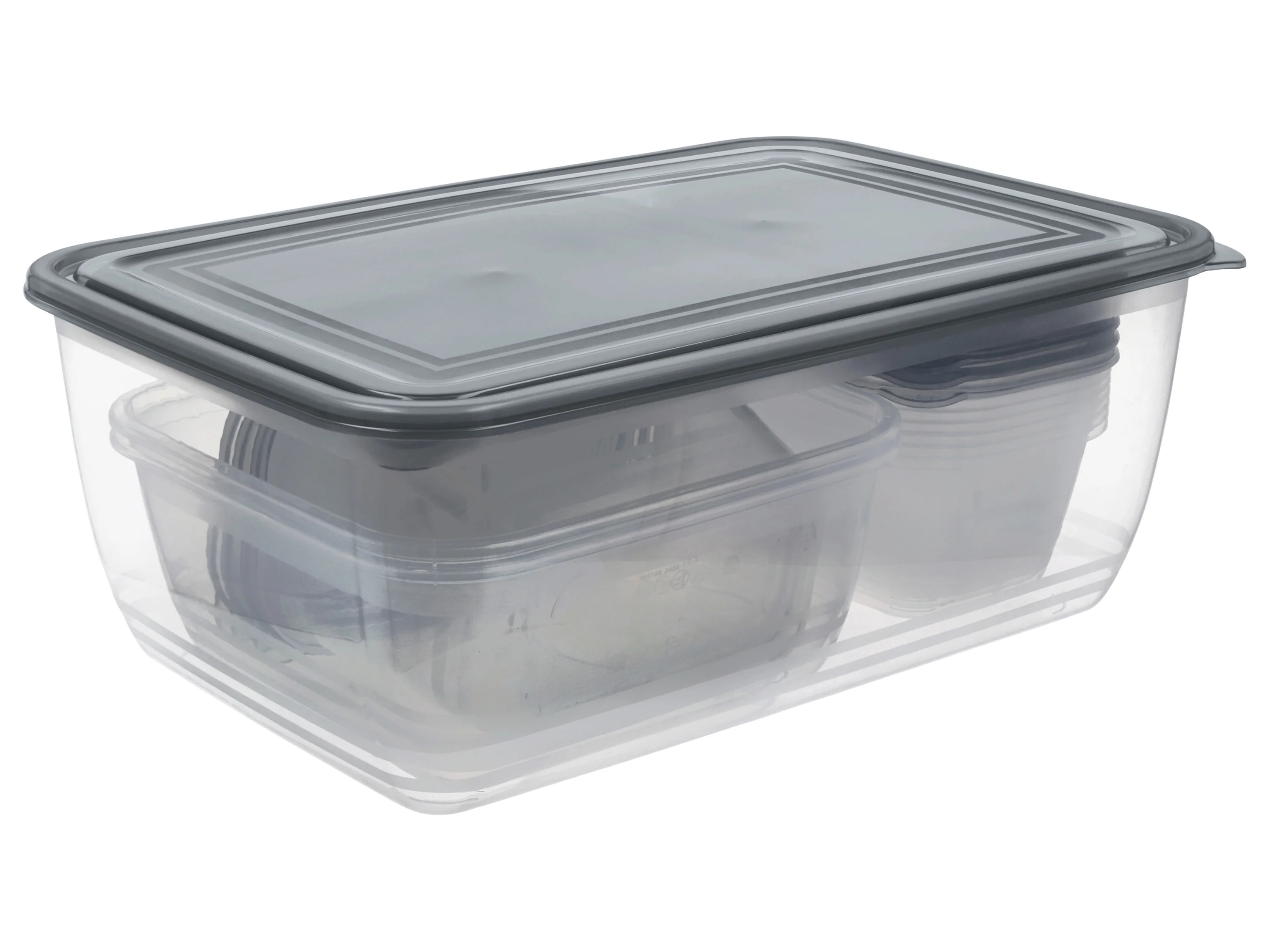 SILVERCREST® Frischhaltedosen-Sets (Grau) – Bild 4 von 4
