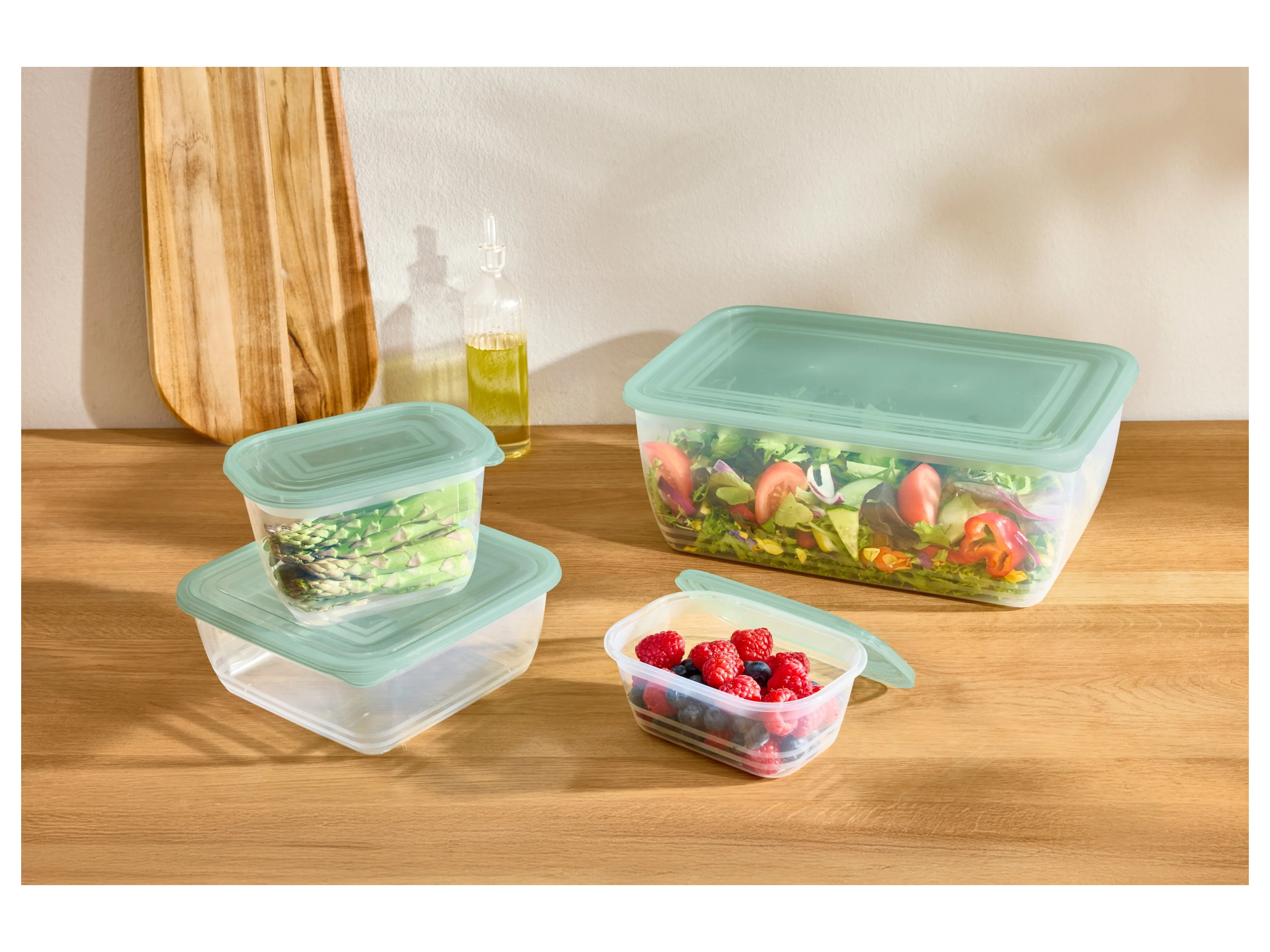 SILVERCREST® Frischhaltedosen-Sets (Mint) – Bild 2 von 4
