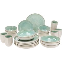 SILVERCREST® Geschirr-Set »Porto«, 24-teilig (Grün)
