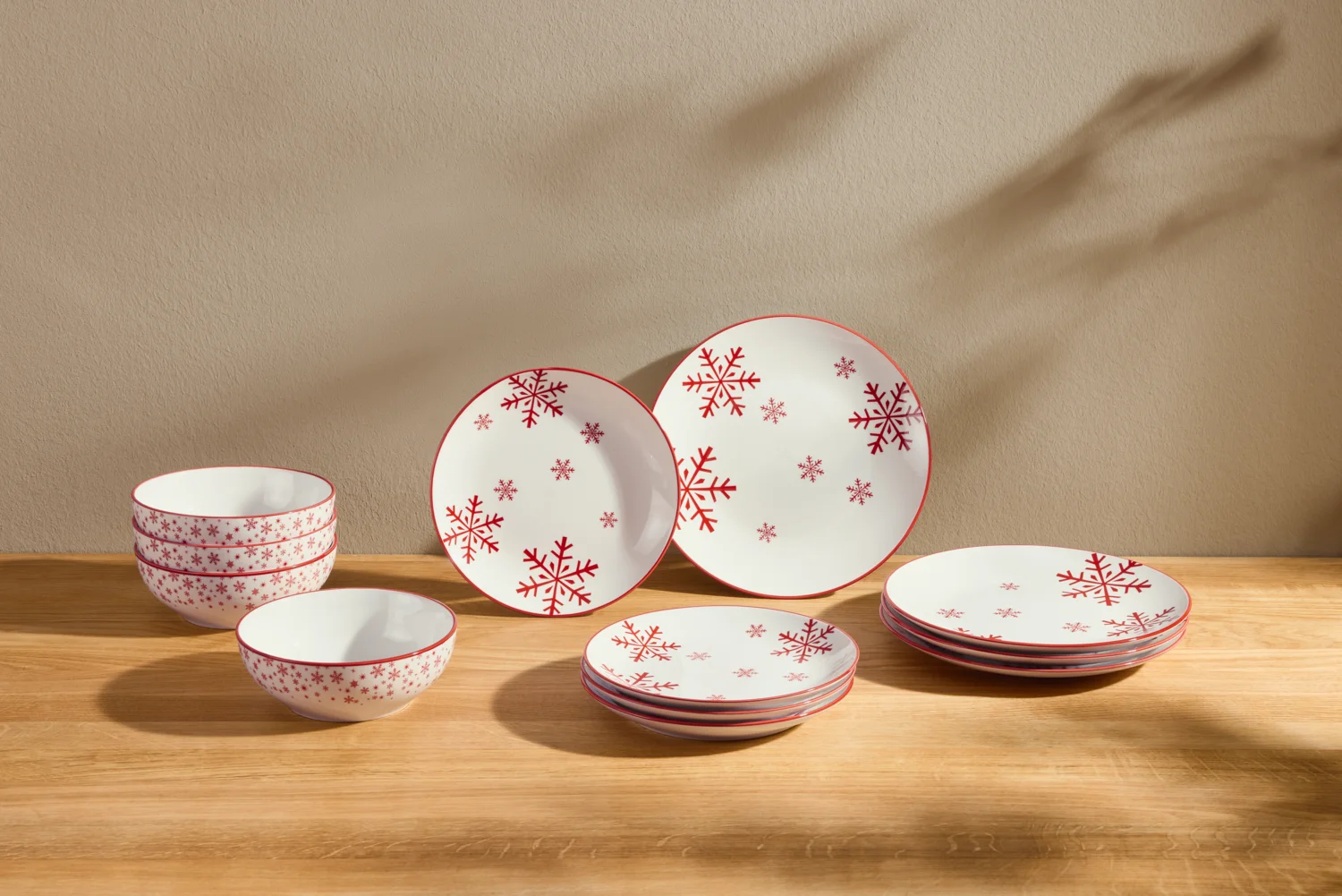 SILVERCREST® Geschirrset »Weihnachten«, 12-teilig – Bild 3 von 4
