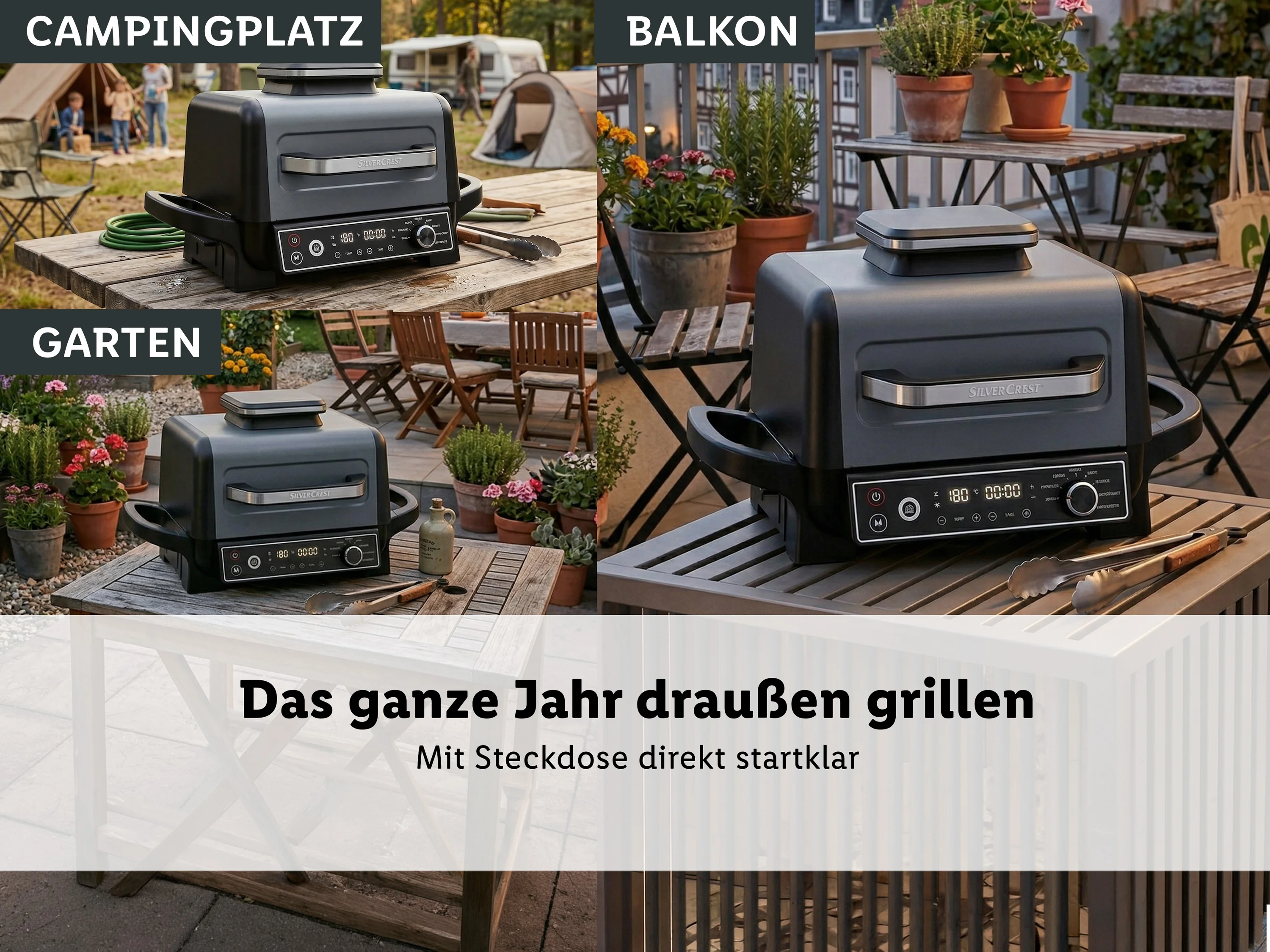 SILVERCREST® Grill und Smoker, elektrisch – Bild 3 von 4