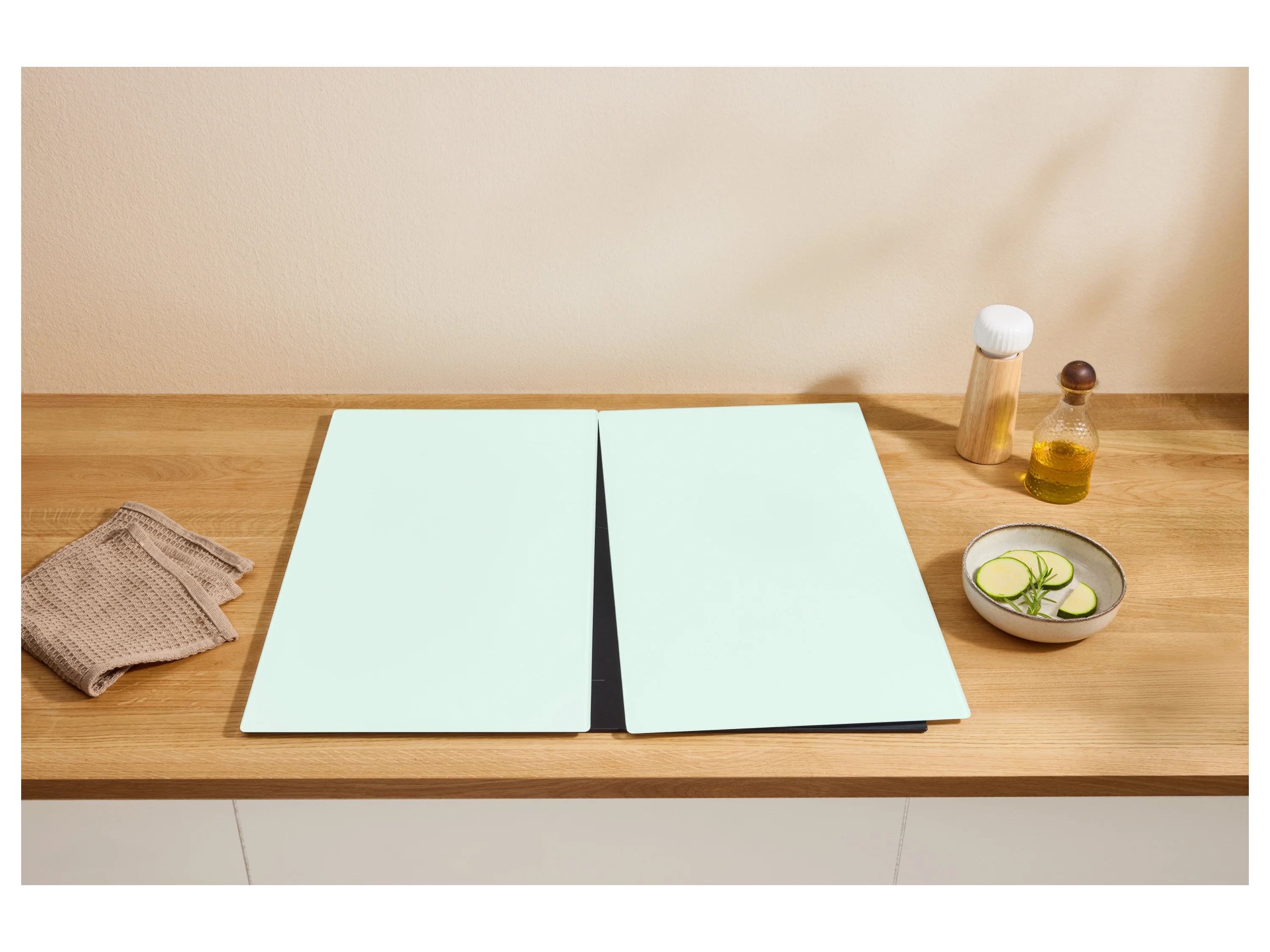 SILVERCREST® Herdabdeckplatte Glas (Milchglas) – Bild 2 von 3