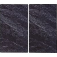 SILVERCREST® Herdabdeckplatte Glas (Schiefer)