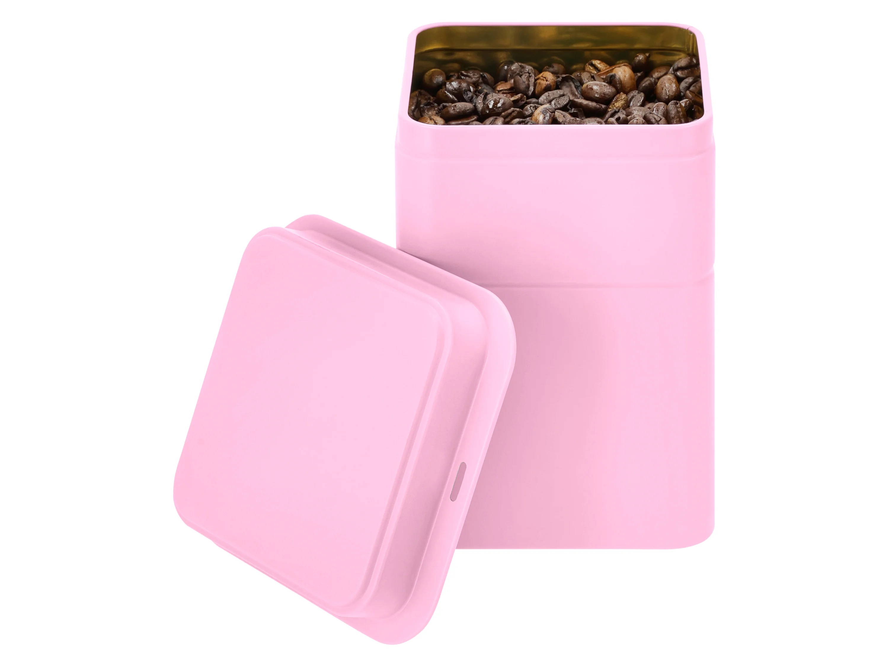 SILVERCREST® Kaffee-/Teedose (Quadratisch, Rosa) – Bild 2 von 2