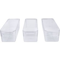 SILVERCREST® Kühlschrank-Organizer mit Deckel, 3er Set, 2 L