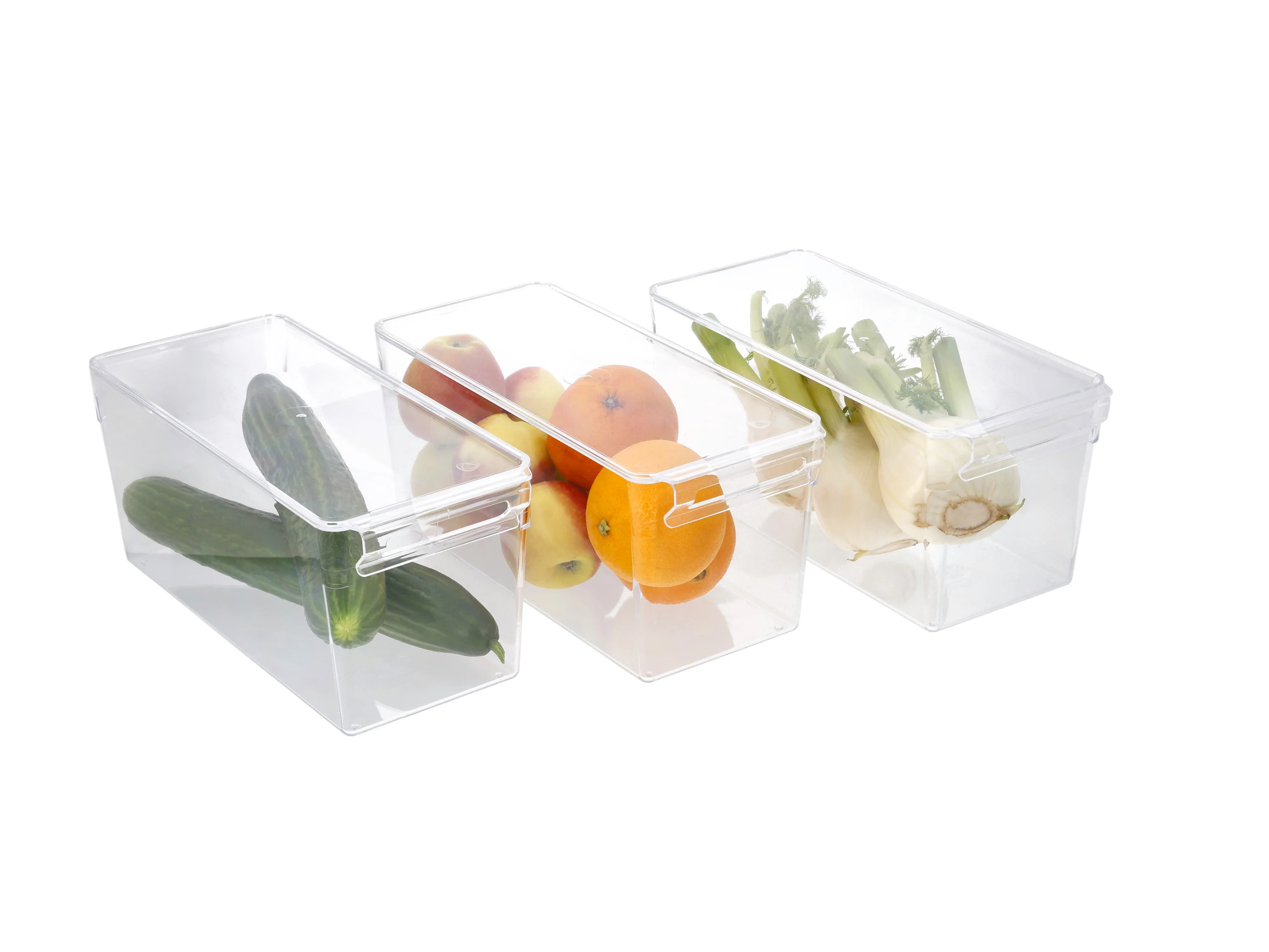 SILVERCREST® Kühlschrank-Organizer mit Deckel, 3er Set, 5 L – Bild 4 von 4