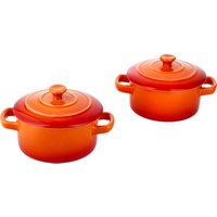 SILVERCREST® Mini-Kochtöpfe, 4-teilig (Orange)
