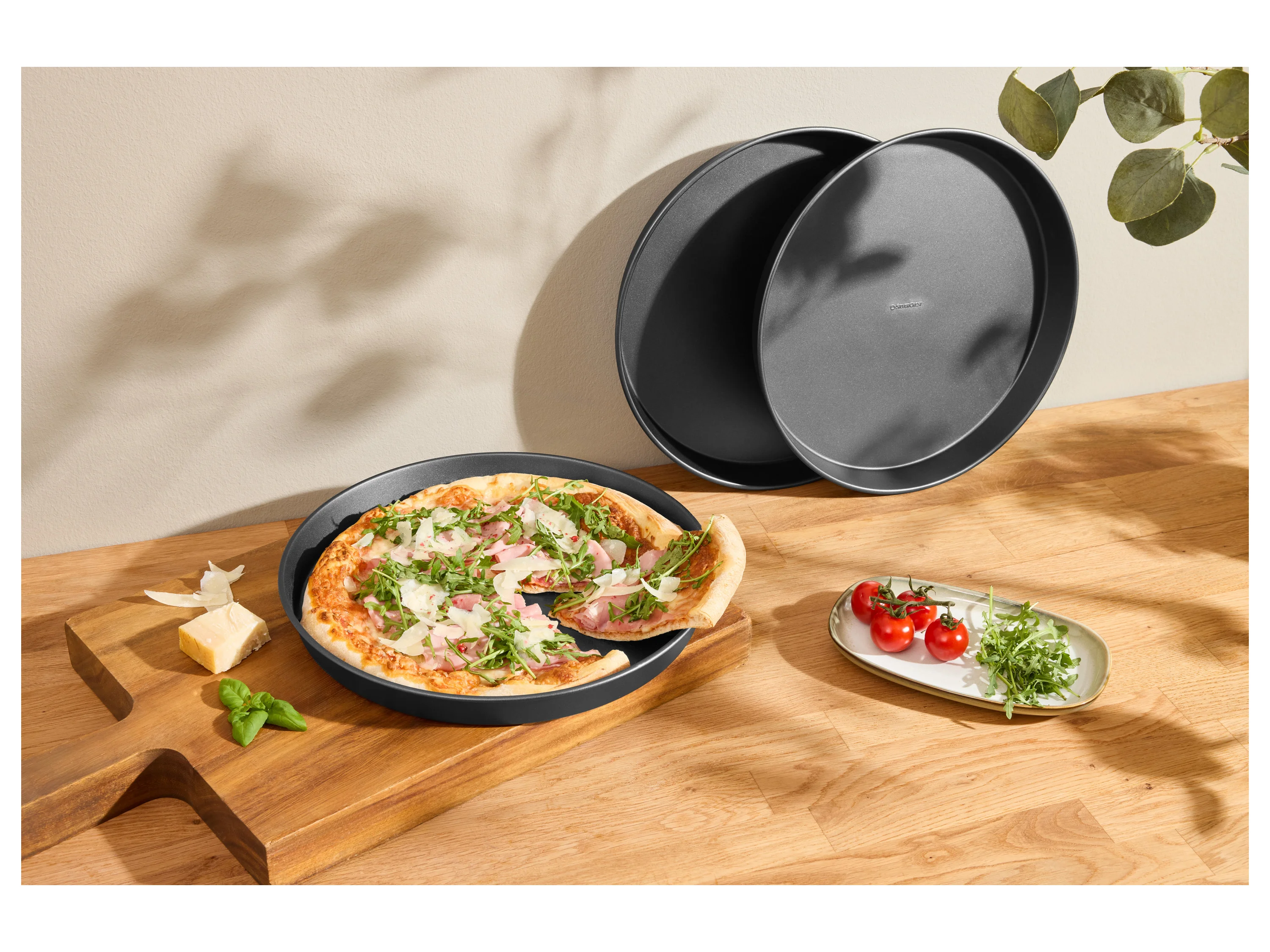 Pizza-Backformen-Set, 3 Stk. – Bild 2 von 4