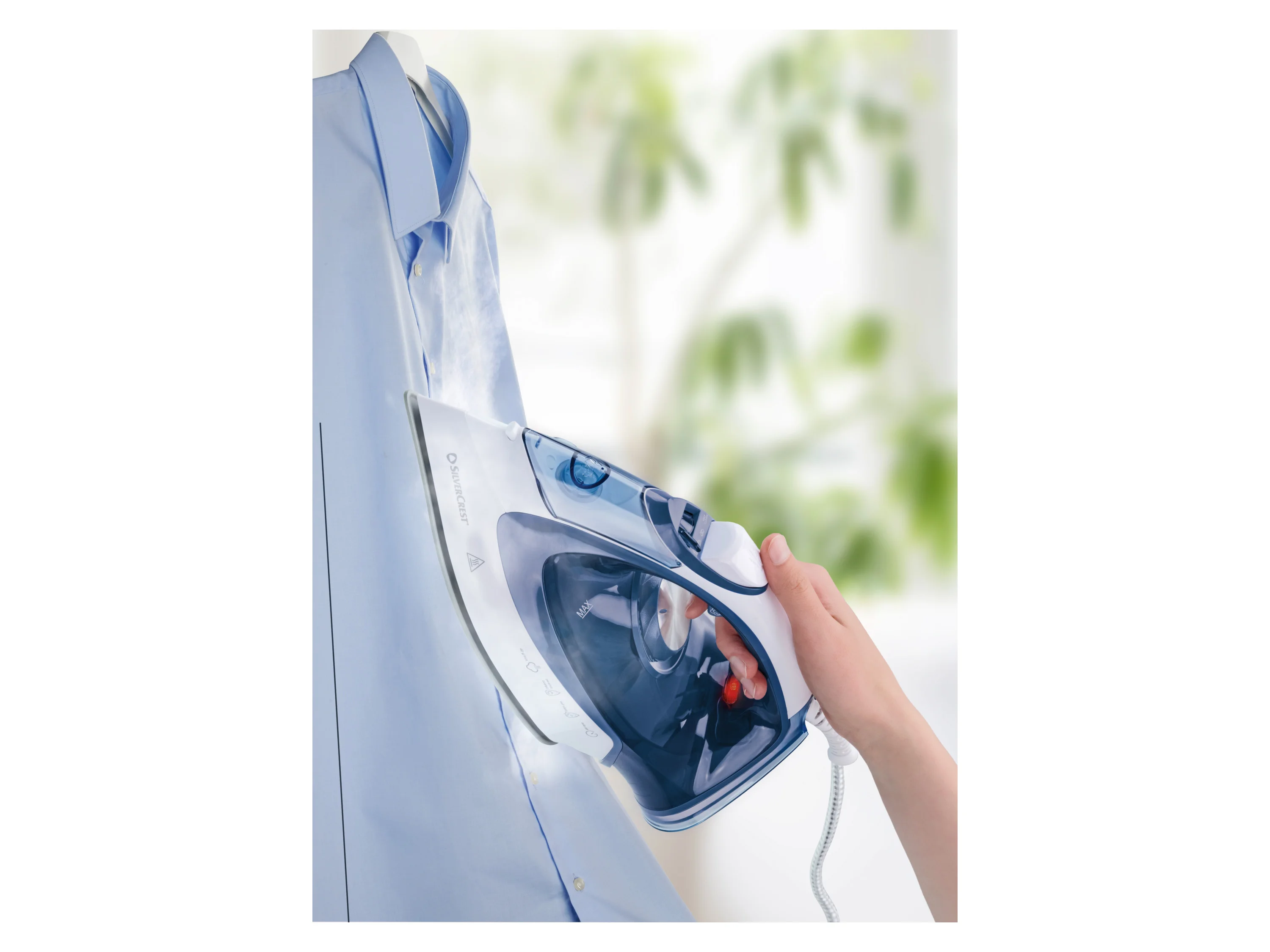 SILVERCREST® Premium-Dampfbügeleisen (Blau) – Bild 4 von 4