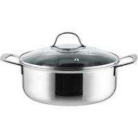 SILVERCREST® Premium-Edelstahltopf mit Wabenstruktur, Ø 24 cm