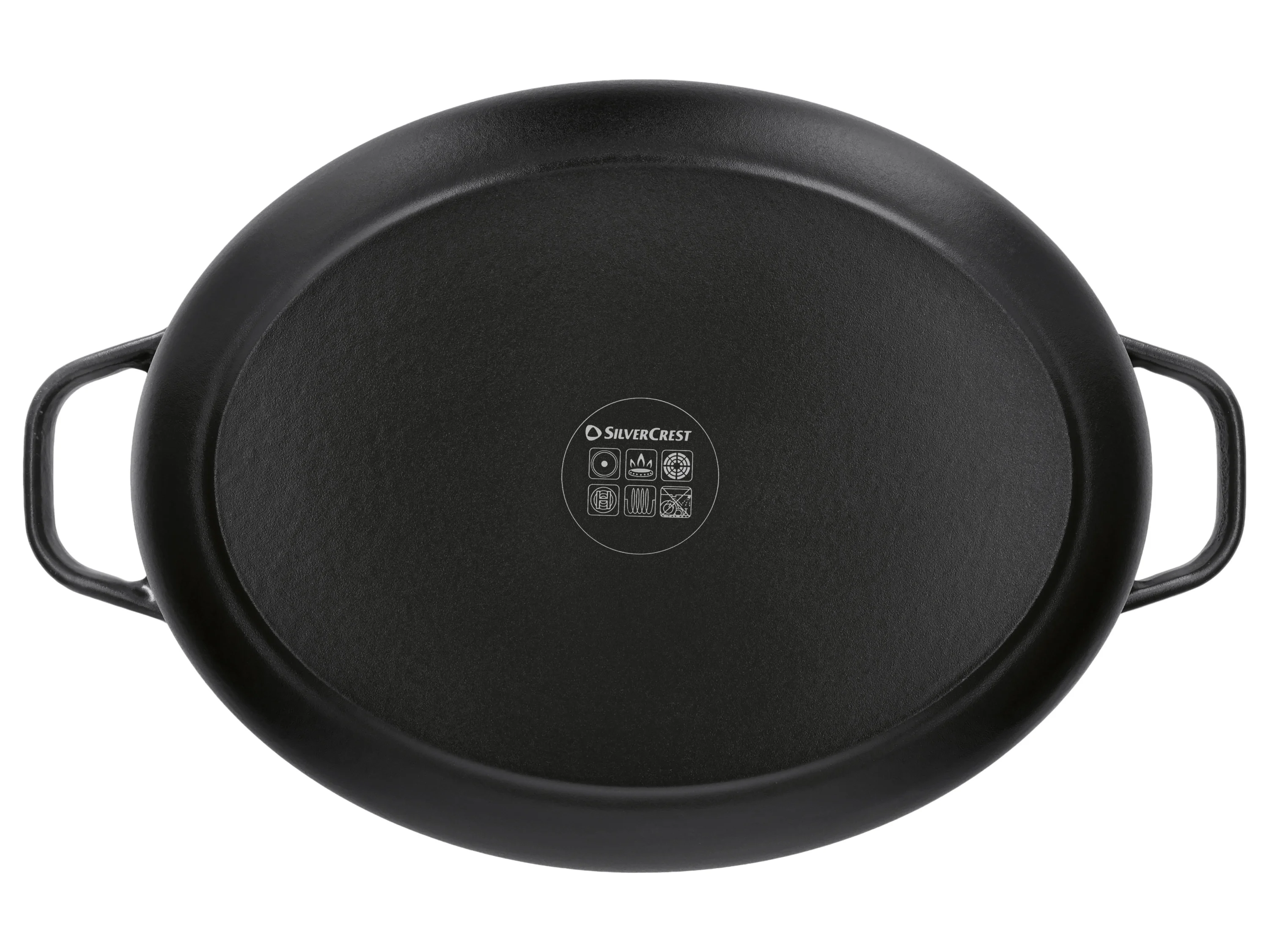SILVERCREST® Premium-Gusseisenbräter, ca. 7,1 l (Schwarz) – Bild 3 von 4