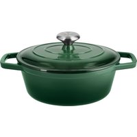 SILVERCREST® Premium Gusseisenbräter, Ø 24 cm (Grün)