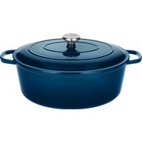 SILVERCREST® Premium-Gusseisenbräter, ca. 7,1 l (Blau)