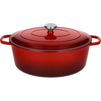 SILVERCREST® Premium-Gusseisenbräter, ca. 7,1 l (Rot)