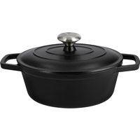 SILVERCREST® Premium Gusseisenbräter, Ø 24 cm (Schwarz)