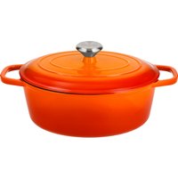 SILVERCREST® Premium-Gusseisenbräter, Ø 29 cm (Orange)