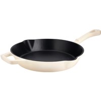 SILVERCREST® Premium-Gusseisengrillpfanne / Premium-Gusseisenpfanne (Rund, Creme)