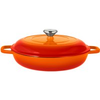SILVERCREST® Premium-Gusseisenservierpfanne, Ø 30 cm (Orange)