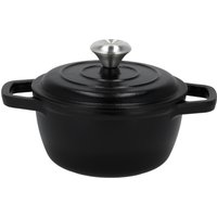 SILVERCREST® Premium-Gusseisentopf, Ø 16 cm (Schwarz)