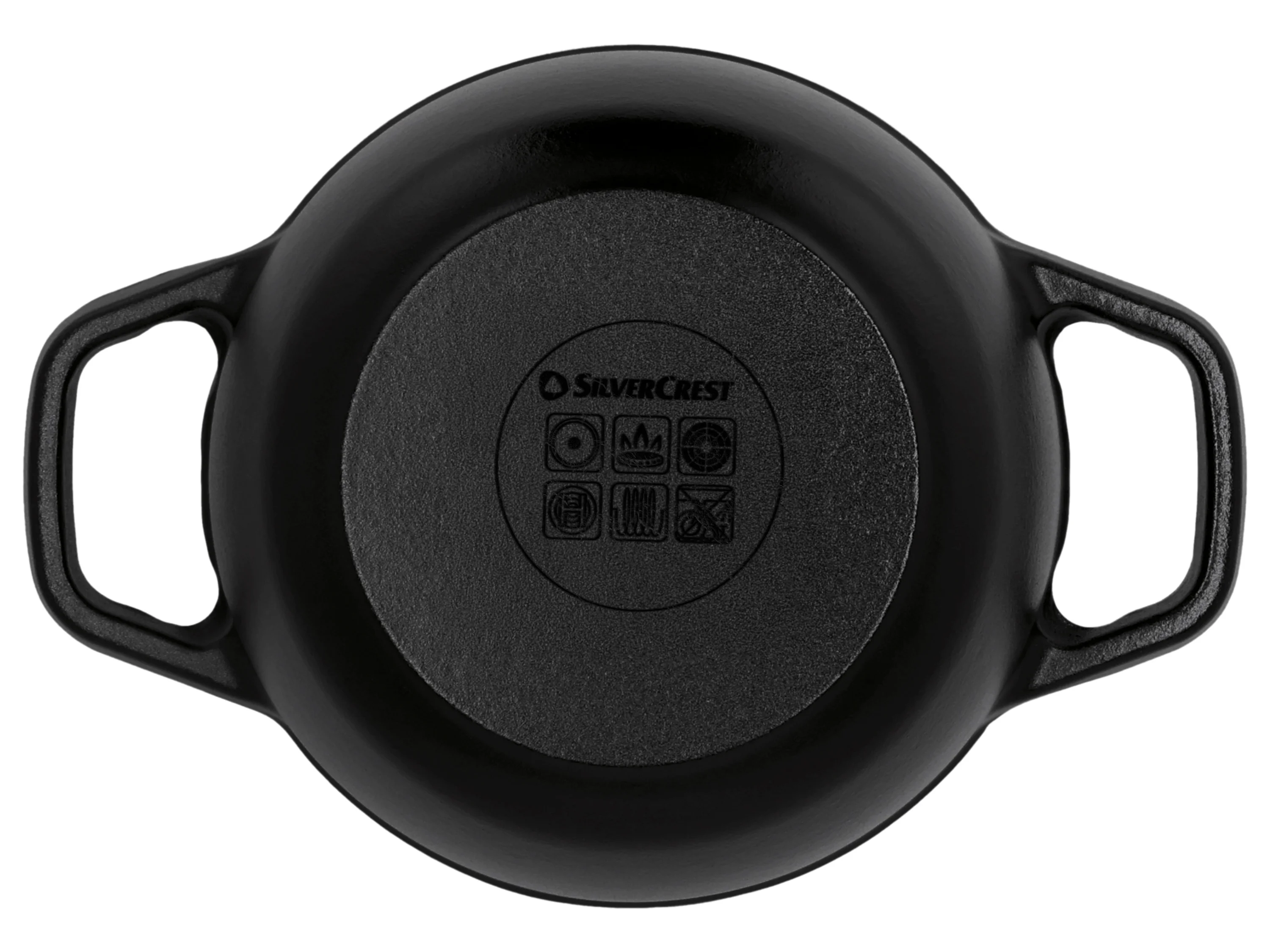 SILVERCREST® Premium-Gusseisentopf, Ø 16 cm (Schwarz) – Bild 4 von 4