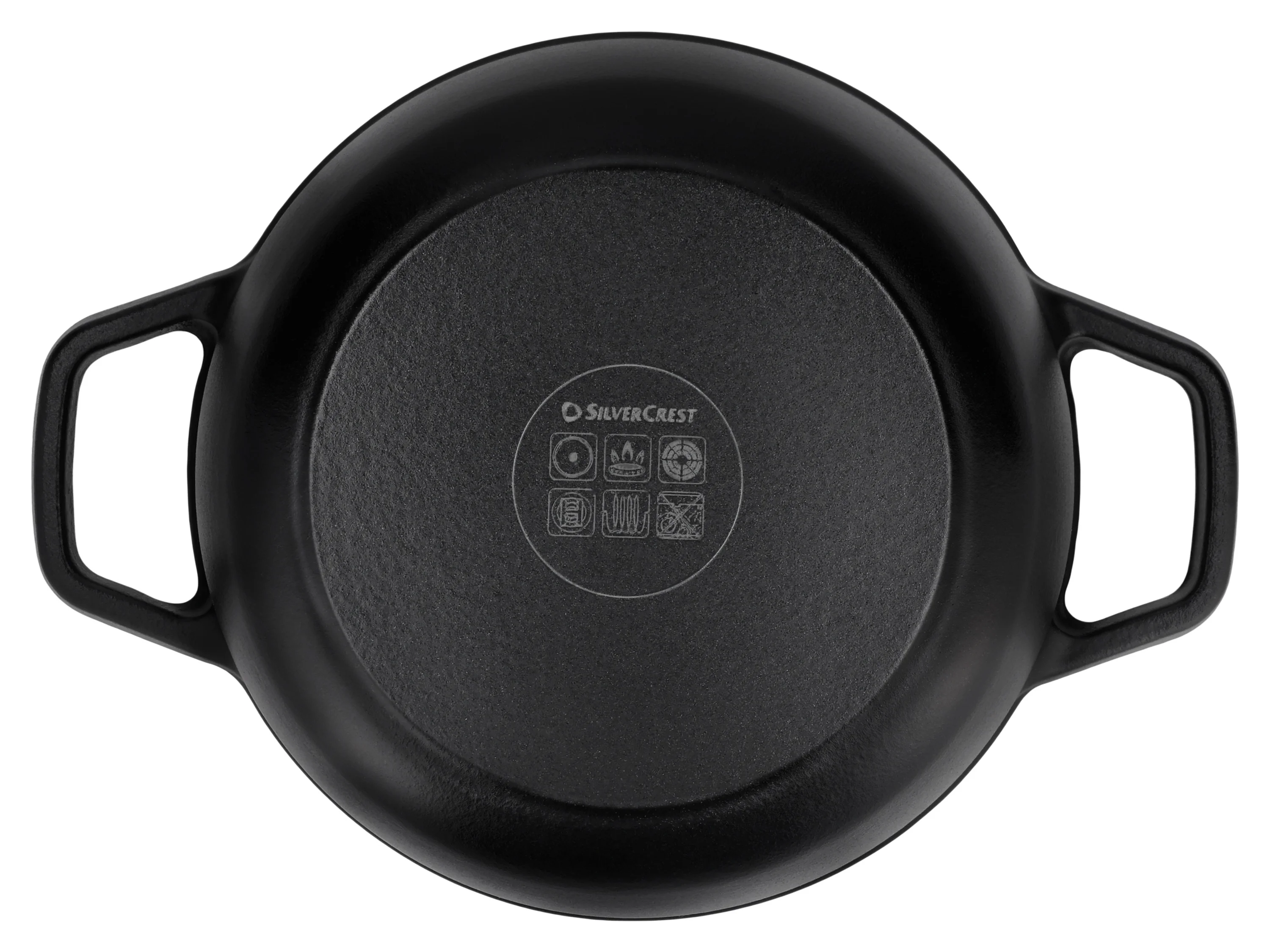 SILVERCREST® Premium-Gusseisentopf, Ø 21 cm (Schwarz) – Bild 3 von 4