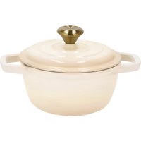 SILVERCREST® Premium-Gusseisentopf, Ø 16 cm (Beige)
