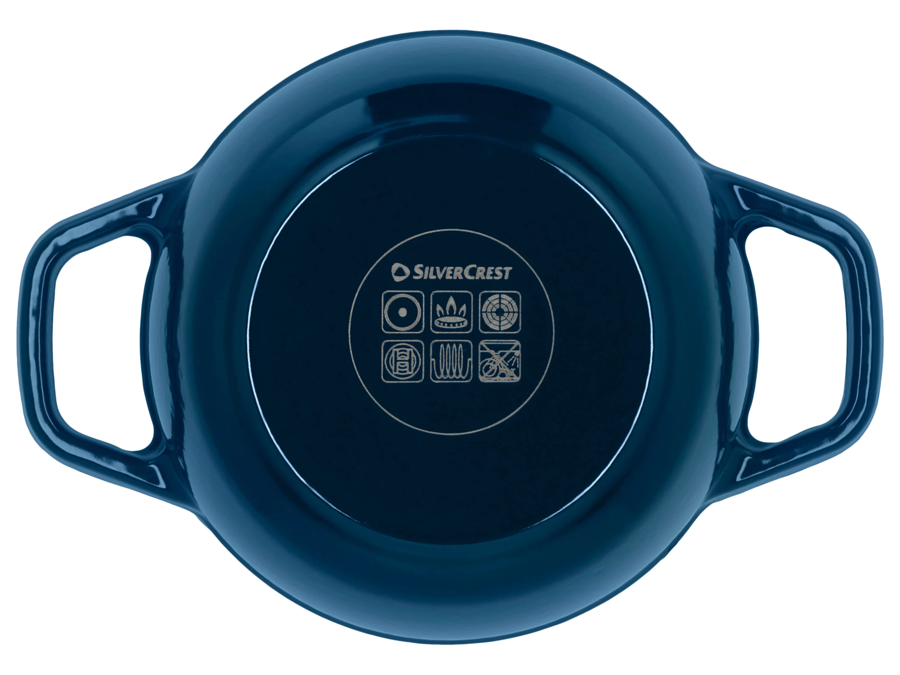 SILVERCREST® Premium-Gusseisentopf, Ø 16 cm (Dunkelblau) – Bild 4 von 4