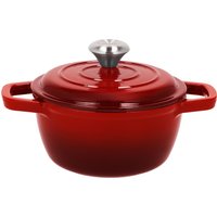 SILVERCREST® Premium-Gusseisentopf, Ø 16 cm (Rot)