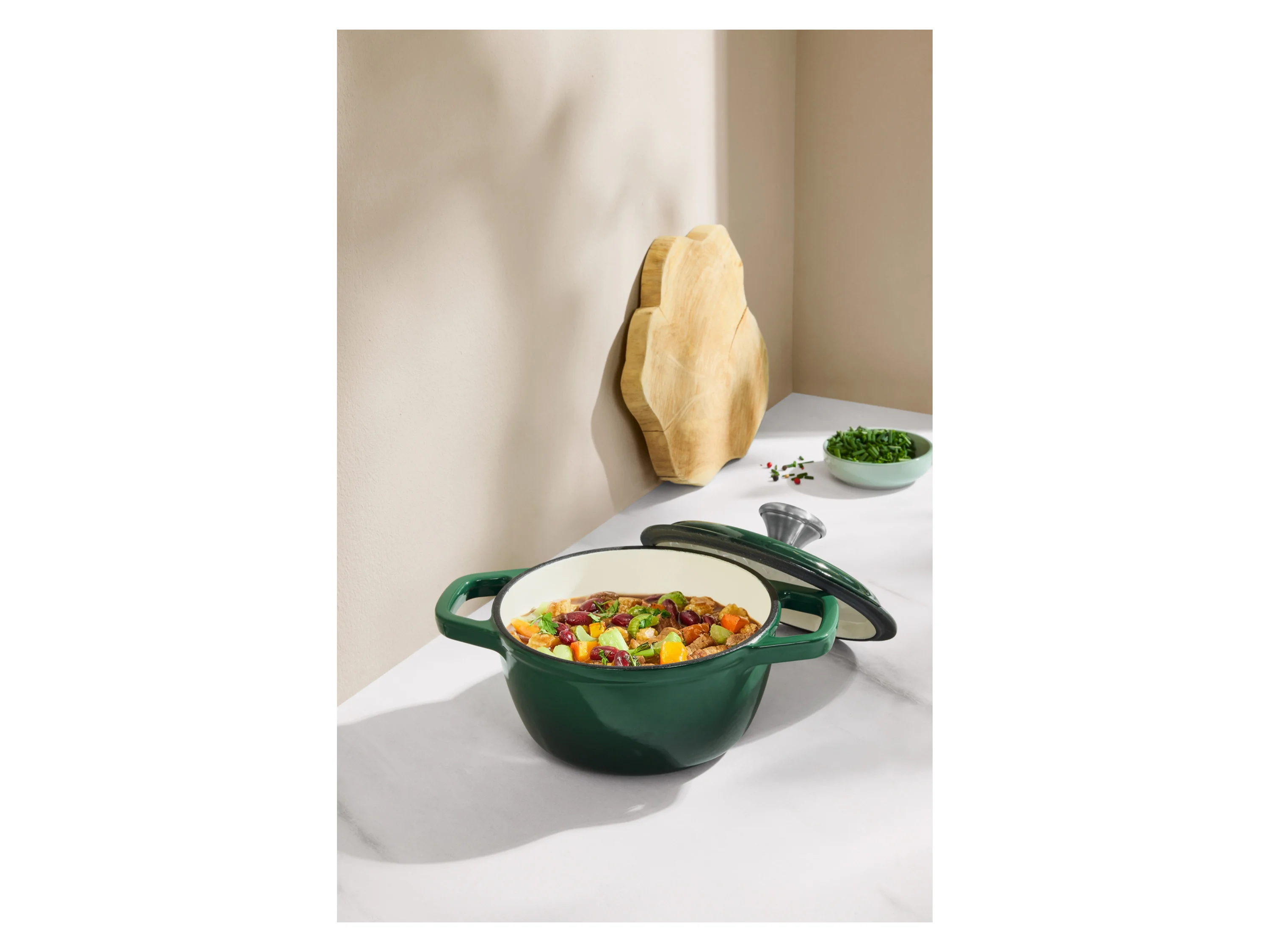 SILVERCREST® Premium-Gusseisentopf, Ø 16 cm (Grün) – Bild 2 von 4