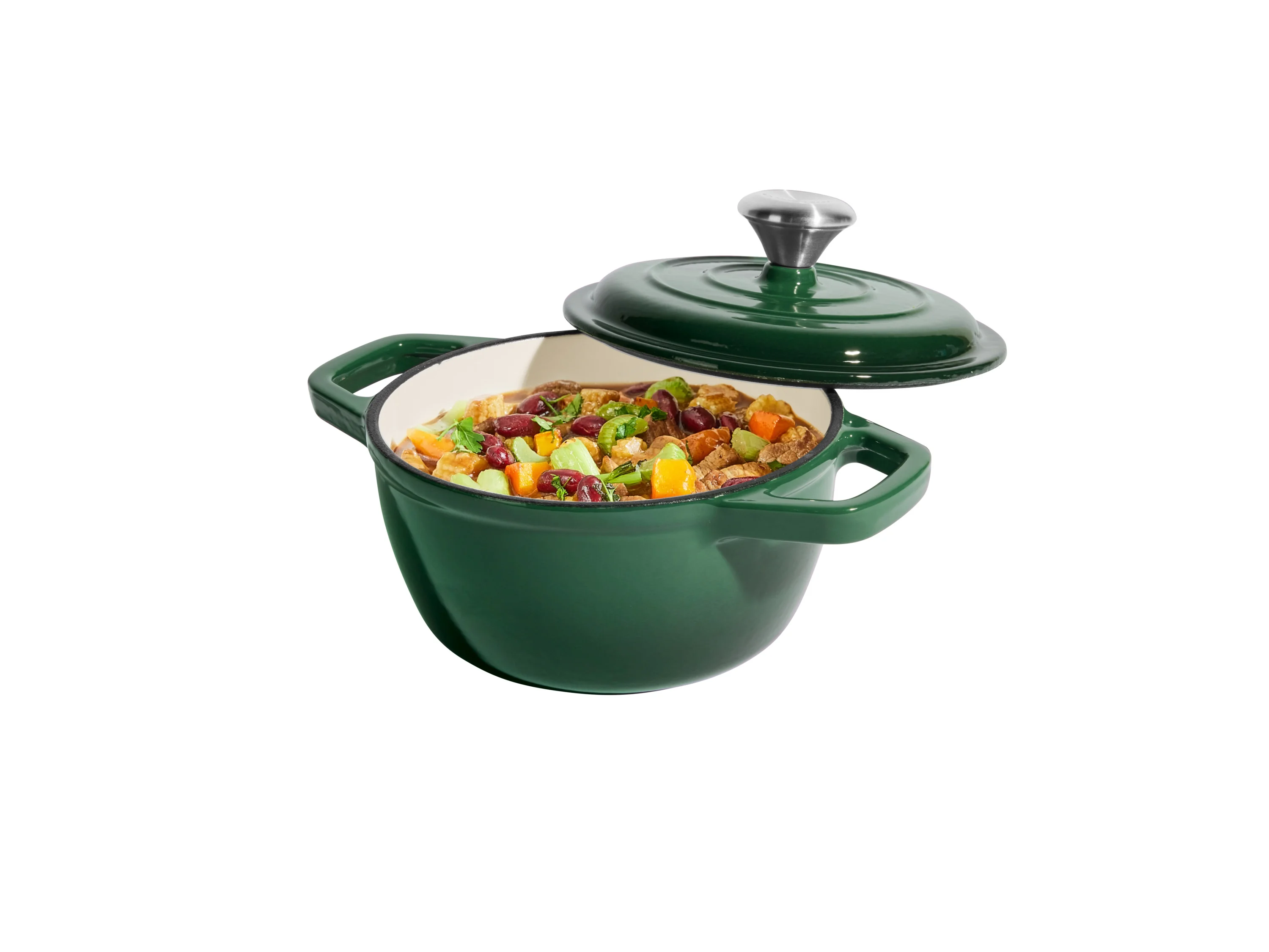 SILVERCREST® Premium-Gusseisentopf, Ø 16 cm (Grün) – Bild 3 von 4