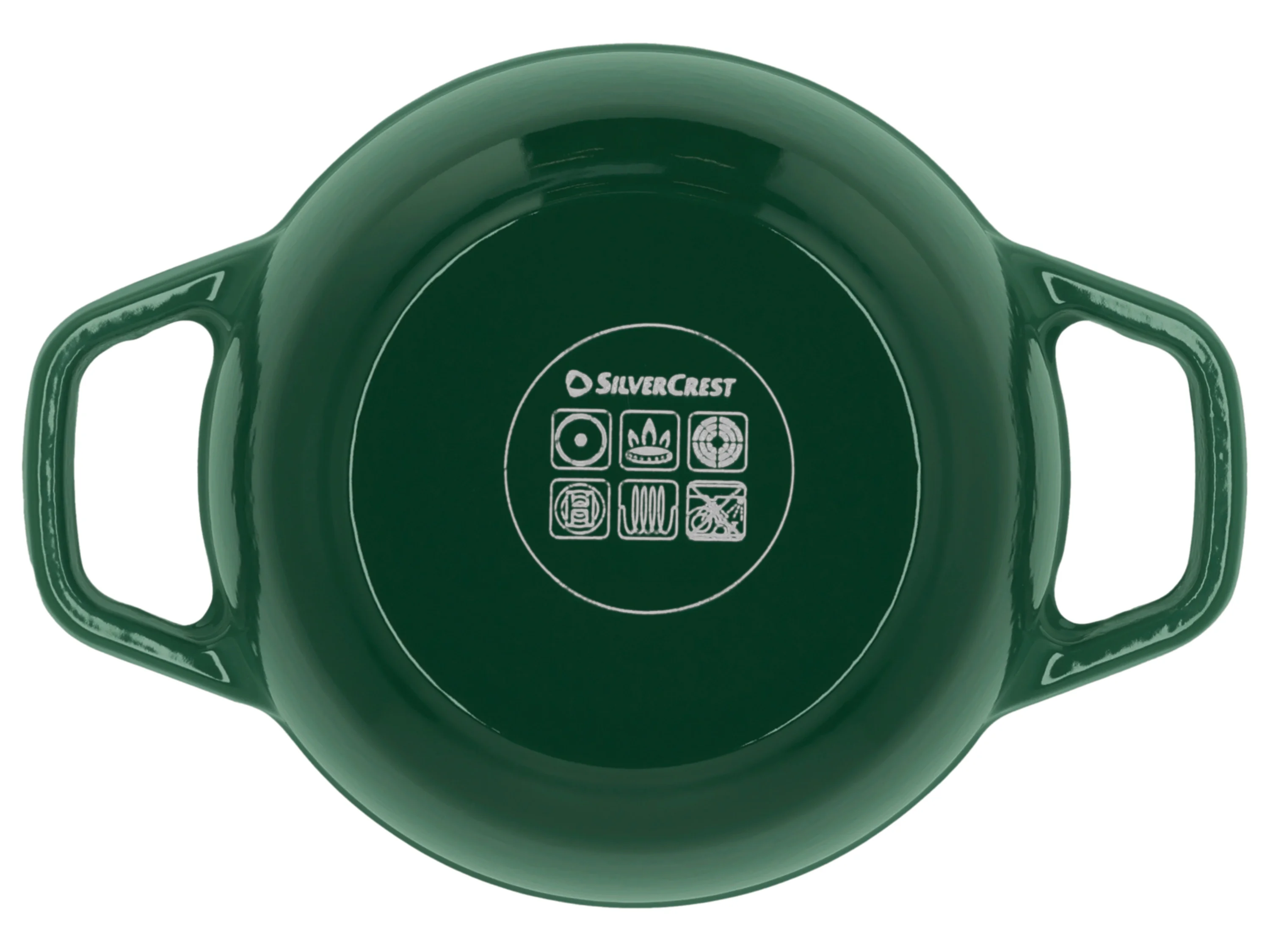 SILVERCREST® Premium-Gusseisentopf, Ø 16 cm (Grün) – Bild 4 von 4