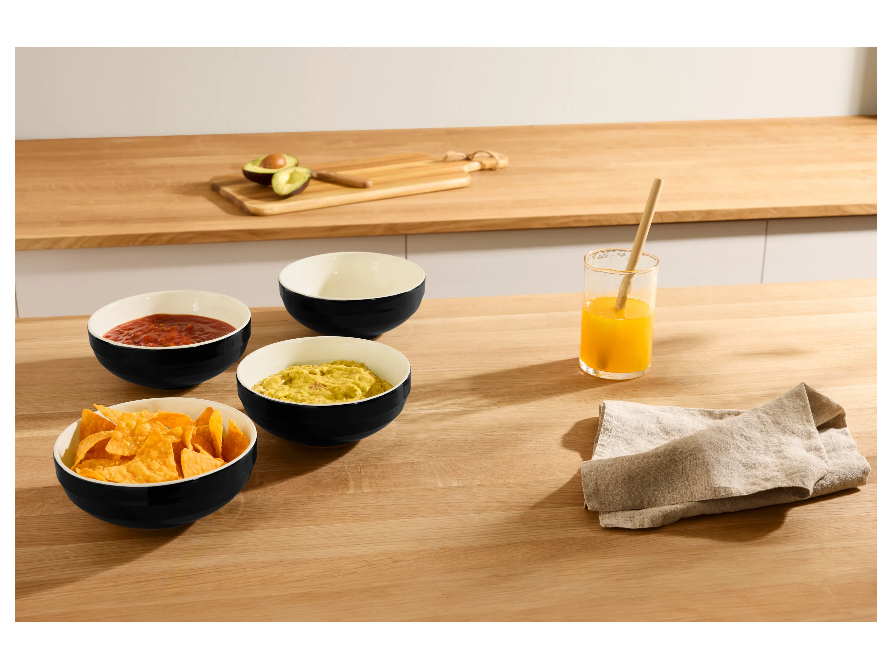 SILVERCREST® Servierschale / Snackschalen-Set (Snackschale 4er Set, Schwarz) – Bild 3 von 4