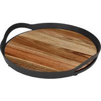 SILVERCREST® Serviertablett aus Akazie (Rund)
