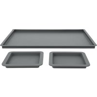 SILVERCREST® Silikon-Riegelformen-Set / Silikon-Backmatten-Set, 3- bzw. 4-teilig (Backmatte 3er Set)