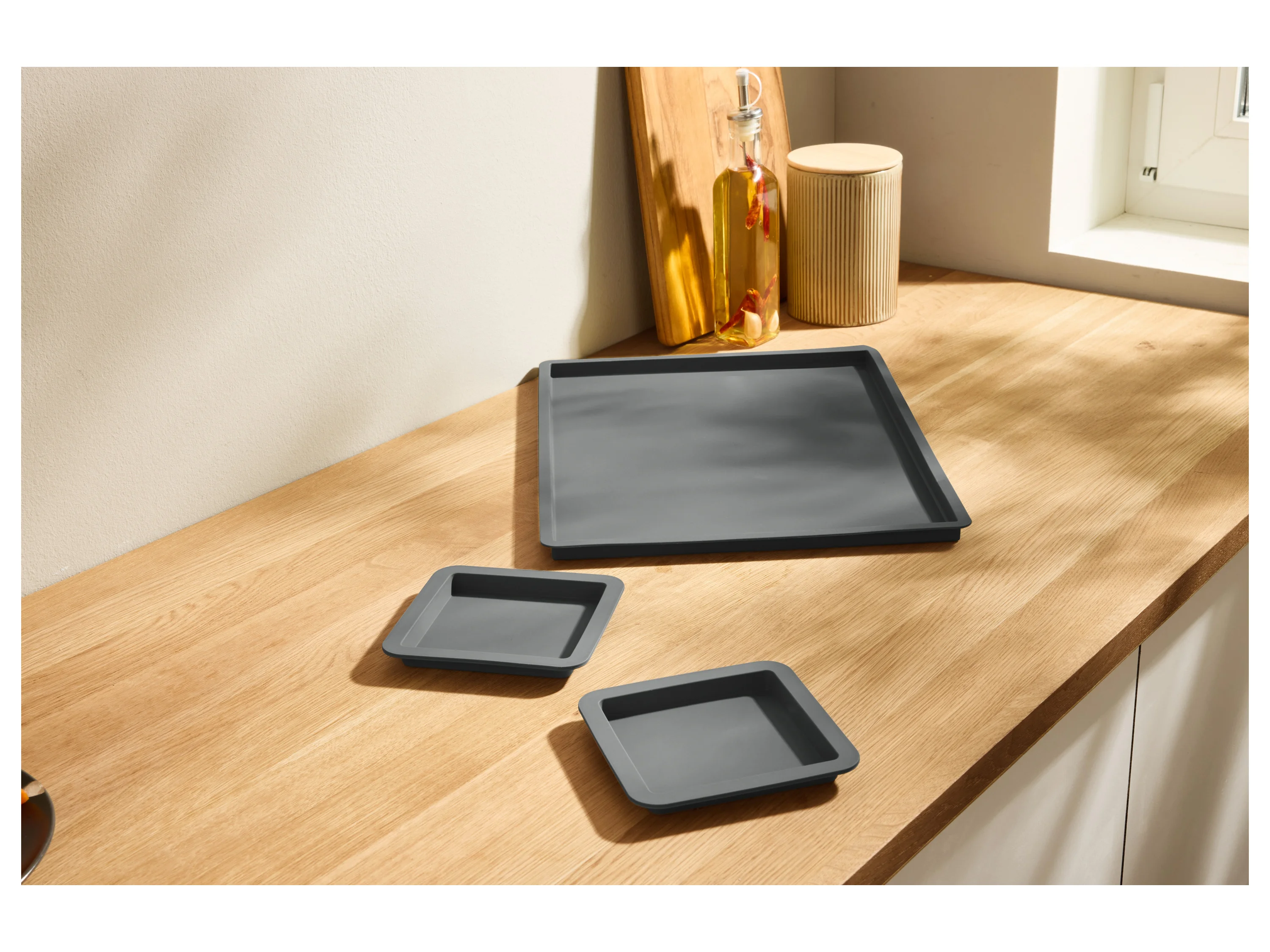 SILVERCREST® Silikon-Riegelformen-Set / Silikon-Backmatten-Set, 3- bzw. 4-teilig (Backmatte 3er Set) – Bild 3 von 4