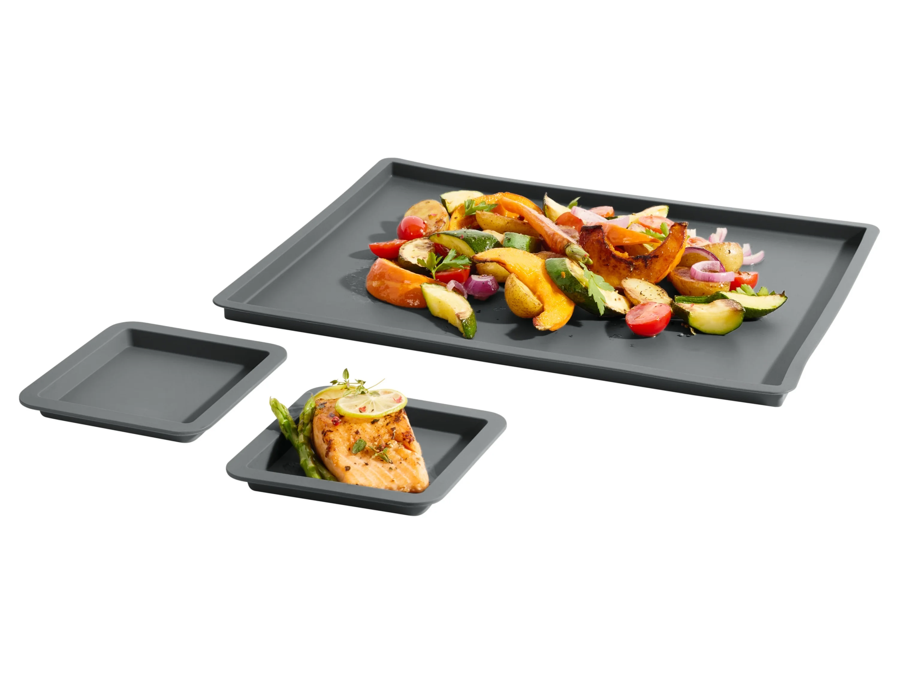 SILVERCREST® Silikon-Riegelformen-Set / Silikon-Backmatten-Set, 3- bzw. 4-teilig (Backmatte 3er Set) – Bild 4 von 4