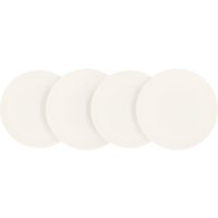 SILVERCREST® Speiseteller- Suppenteller-Set, 4-teilig (Weiß)