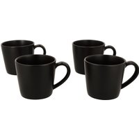 SILVERCREST® Tassen-Set, 4-teilig (Schwarz)