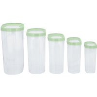 SILVERCREST® Vorratsdosen-Set, 5-teilig (Mint)