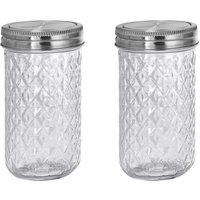 SILVERCREST® Vorratsgläser-Set (2er-Set 350 ml)